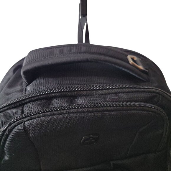 Swiss Gear Black Laptop Backpack W/ Tablet Pocket & Airflow Design - Picture 12 of 15